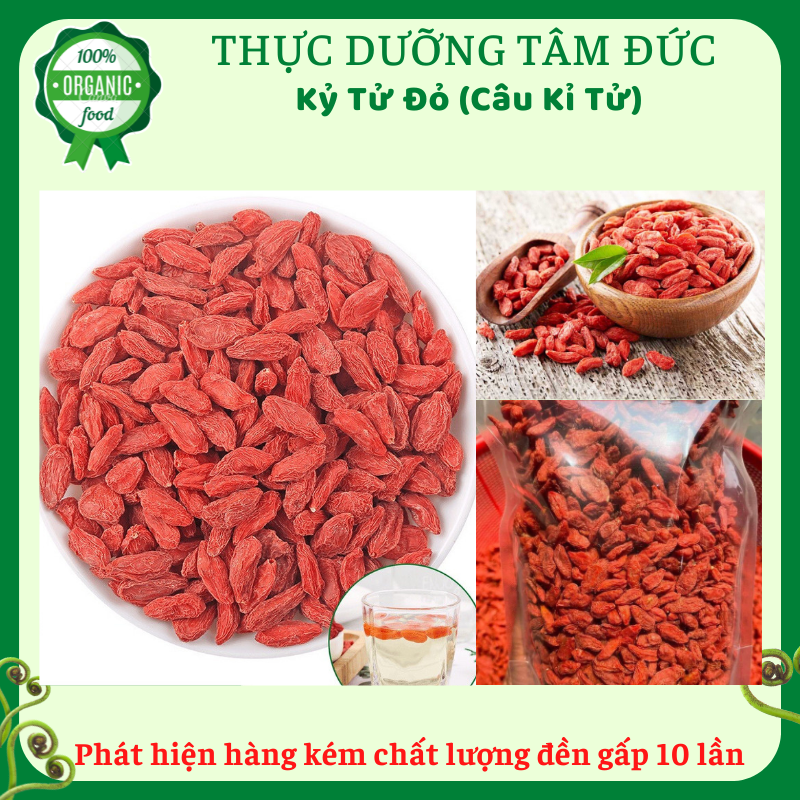 Kỷ tử đỏ loại thượng hạng chùa Long Hương túi 100g