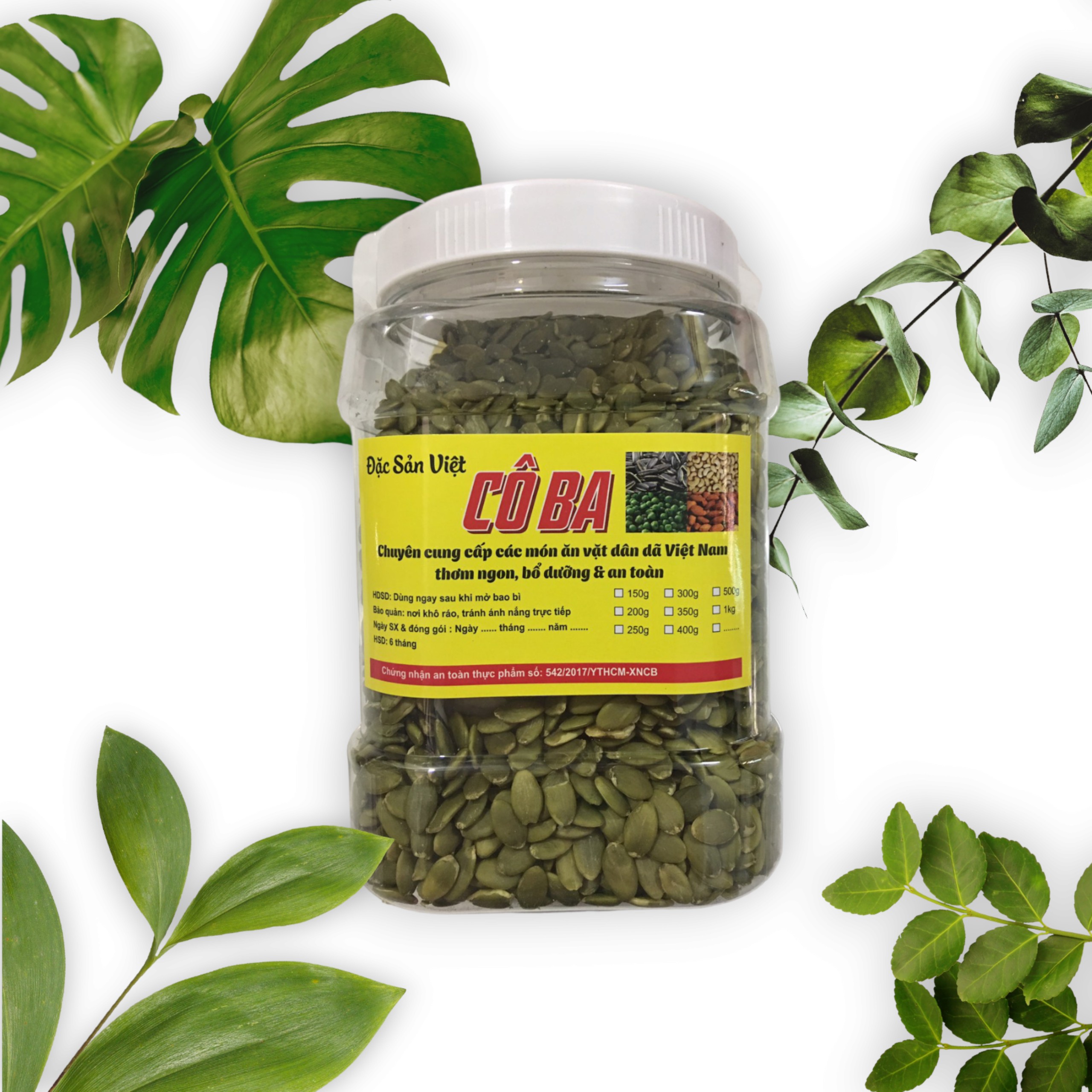 Nhân Hạt Bí Xanh( đã rang chín) Ấn Độ, hàng bao mới