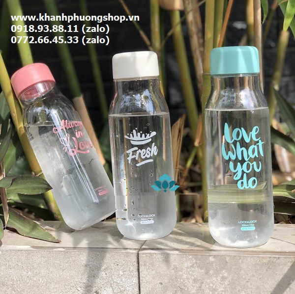 bình nước lock&lock 500ml - bình nước nhựa lock&lock
