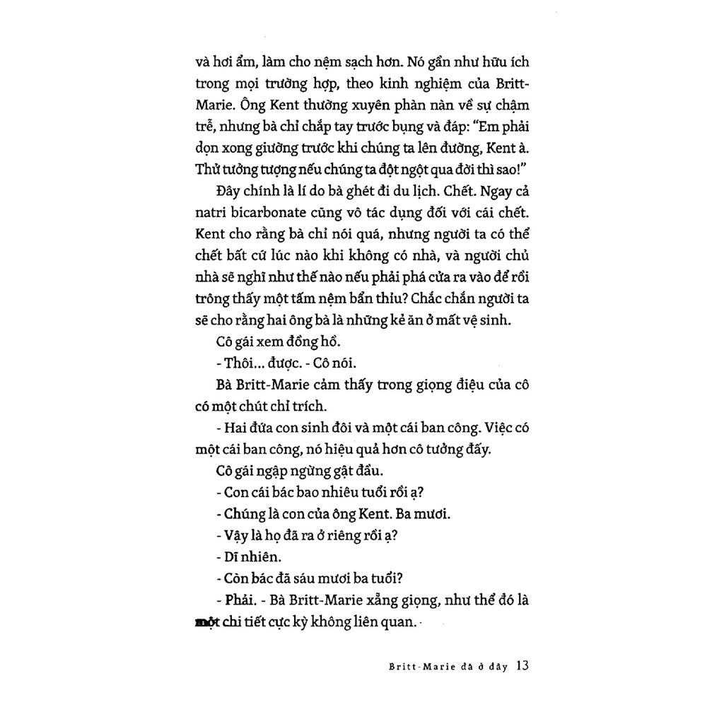 Sách - Britt-Marie Đã Ở Đây (Fredrid Backman)
