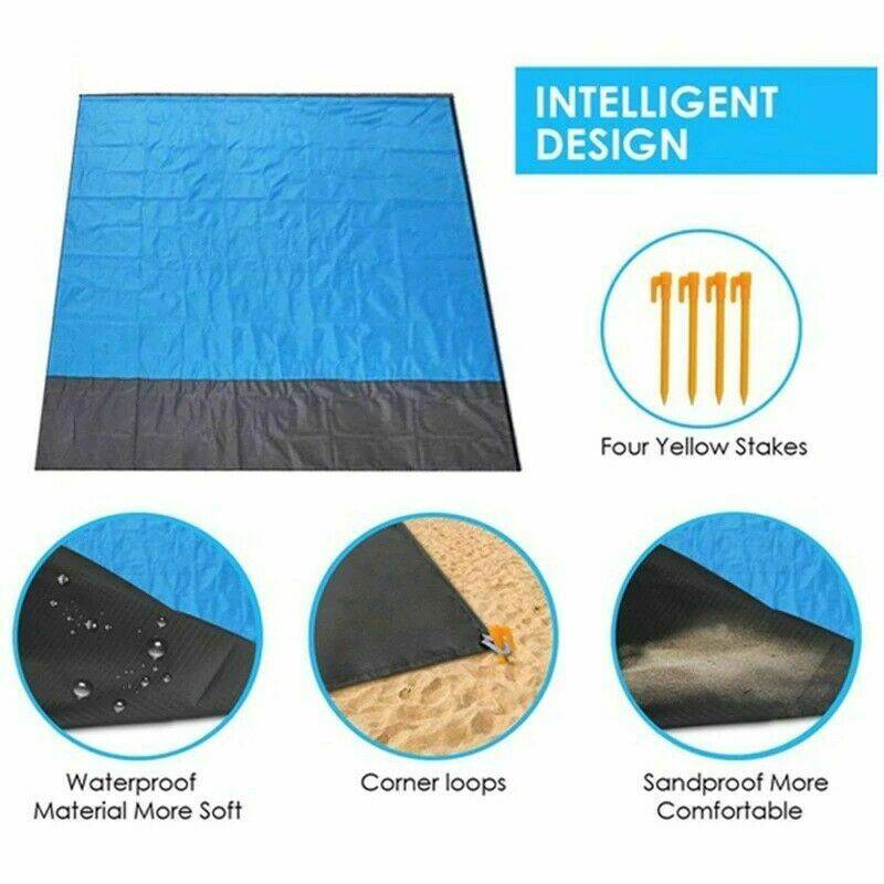 【Barley】thảm picnic waterproof polyester bedding bag handy