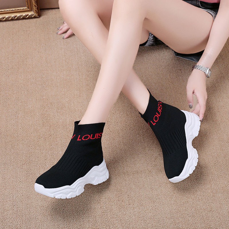 Giày thể thao sneaker nữ độn đế hàng hot Trend