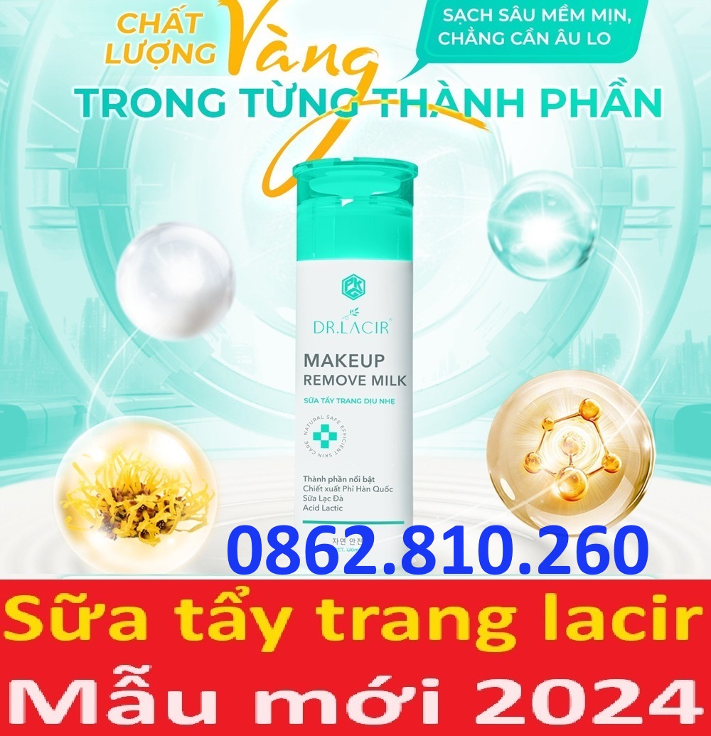 Milk Makeup Remover gentle Dr Lacir 120ml, milk Makeup Remover gentle drlacir makeup remove milk 120ml