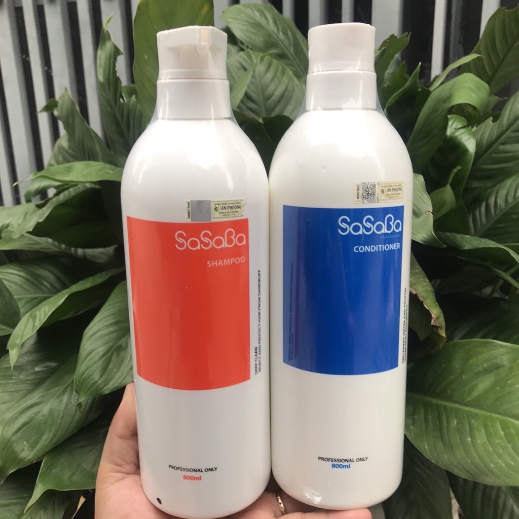 (Bán Lẻ Gội Hoặc Xả )Dầu Gội Dầu Xả Sasaba 800ML( Mẫu Mới New 2022) (Chính Hãng)