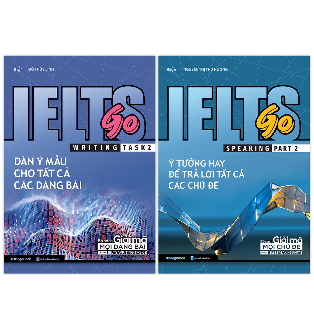Sách combo ielts go writing task 2 & speaking part 2 - megabook