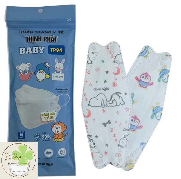 (sunashop)_Khẩu Trang Trẻ Em 4D - Thịnh Phát