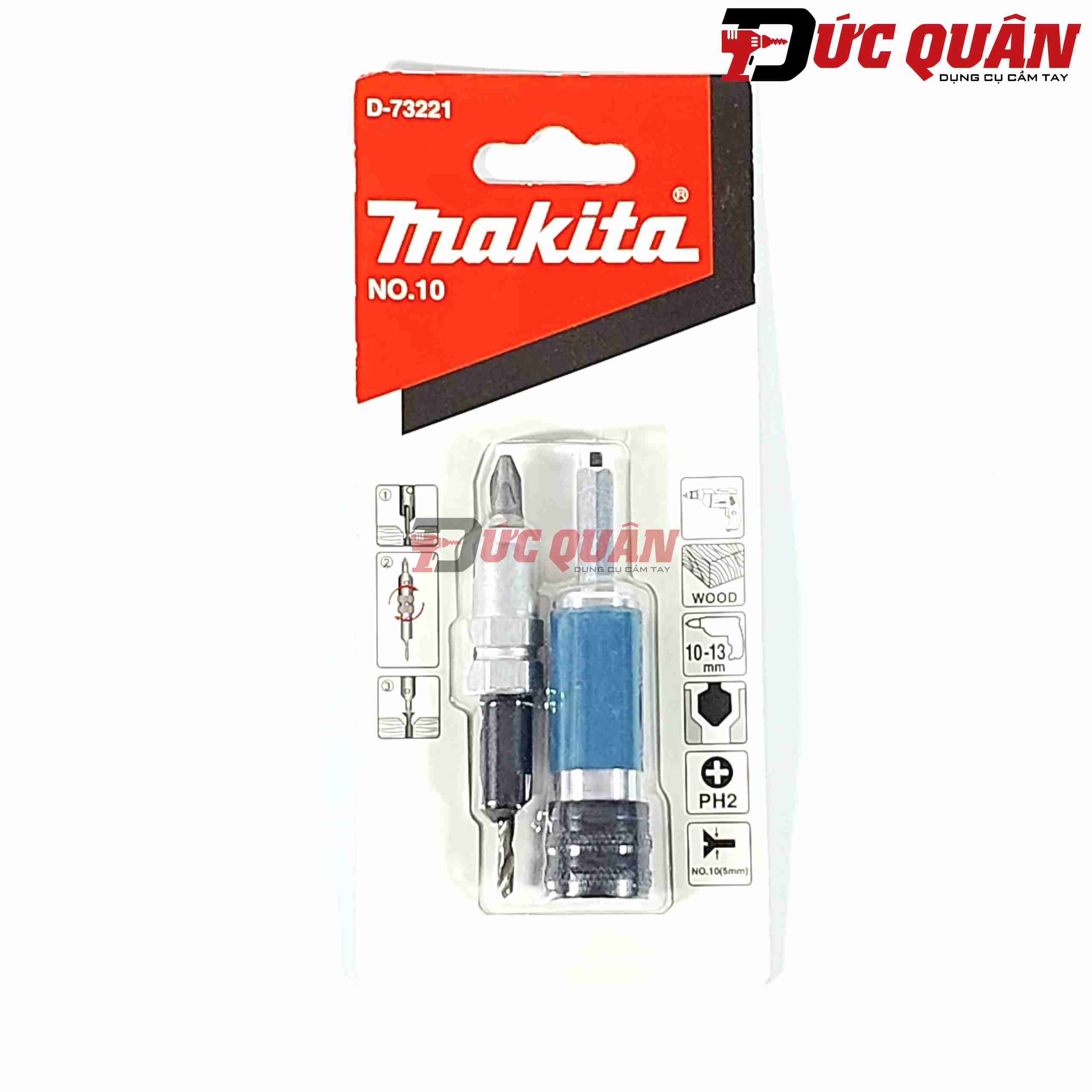 Đầu doa âm vít, khoan, bắn vít makita