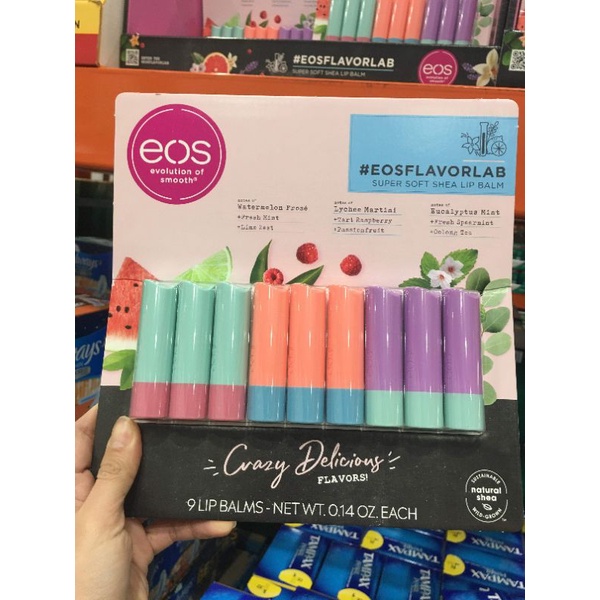 (Có sẵn) Son dưỡng môi eos thỏi tách lẻ 1 cây