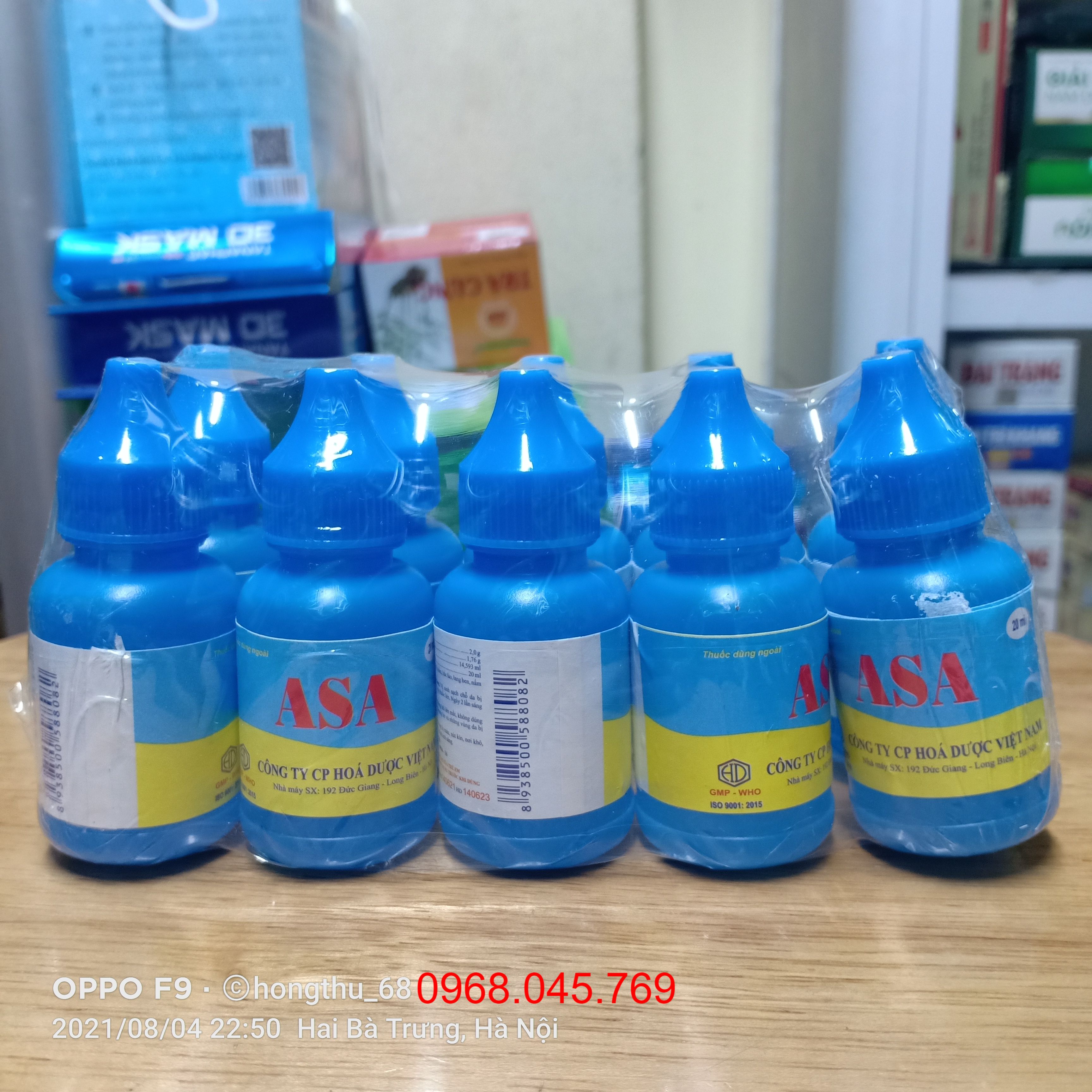 Cồn hắc lào lang ben ASA 10ml/20ml...