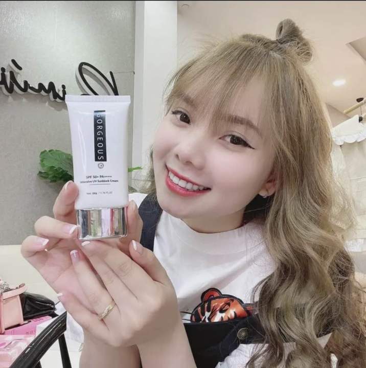 Kem chống nắng múi xù, chính hãng gorgeous, size lớn 100 gram