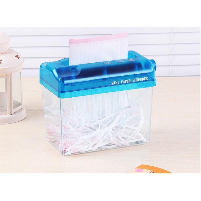 MÁY CẮT HỦY GIẤY MINI văn phòng nhanh gọn