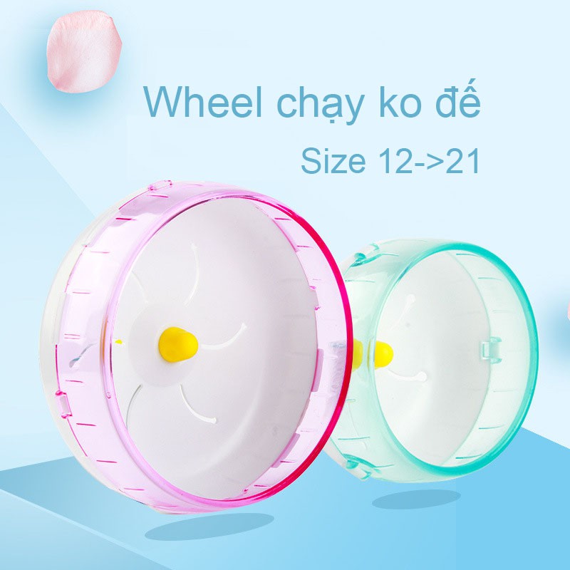 [Hoàn tiền 10%]Wheel 12-21cm Cho Hamster Không Kèm Đế