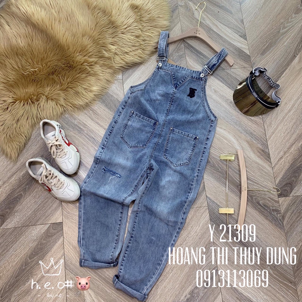 [HCM]YẾM JEAN DÀI NỮ THÊU TRẺ TRUNG THỜI TRANG GONSHOP89 MSYT03