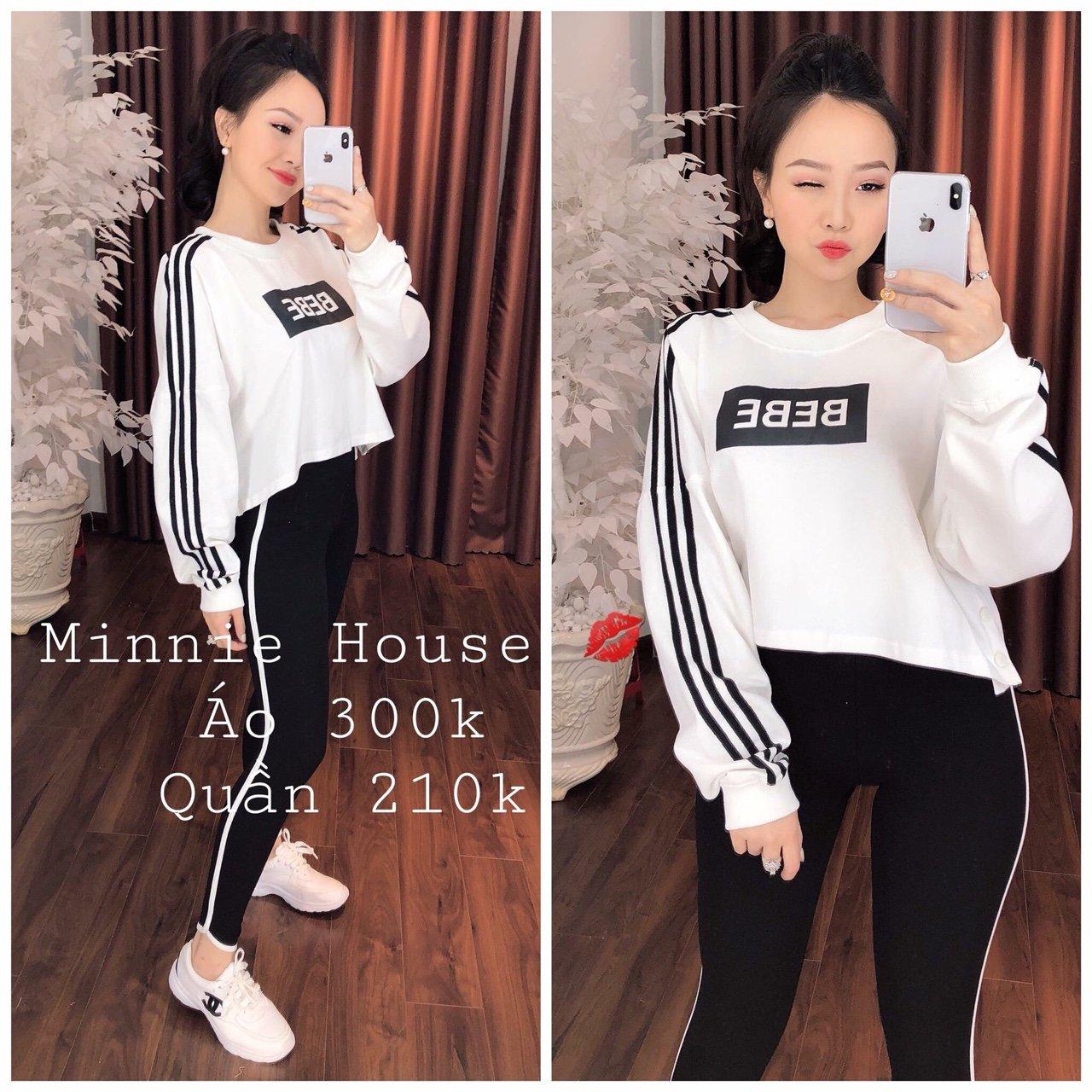 Sét bộ dài thể thao in chữ cá tính tts0099