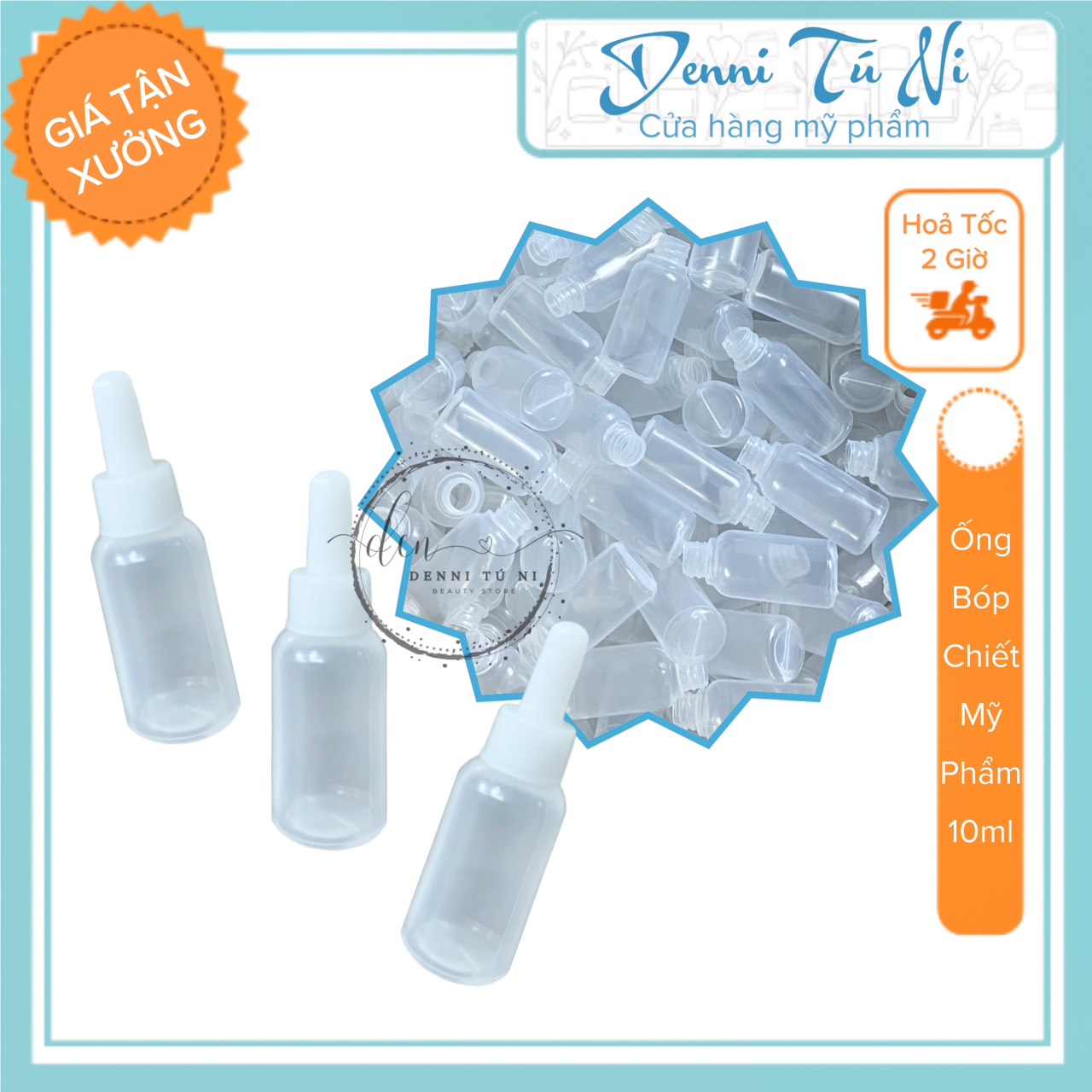 Chai nhựa nhỏ giọt 10ml - chai chiết mỹ phẩm - serum - dụng cụ spa