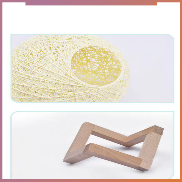 Đèn decor, đèn trang trí phòng ngủ cầu mây D04