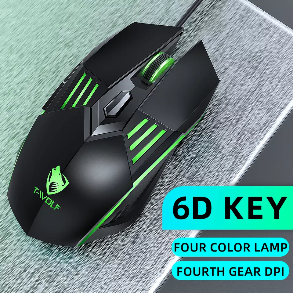 Chuột Máy Tính Mouse T - Wolf G560 Gaming Có Dây Cổng Usb