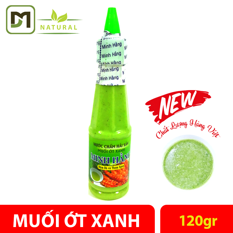 Muối ớt xanh vị 120gr muối ớt cho mọi nhà nào cùng ăn Hải Sản