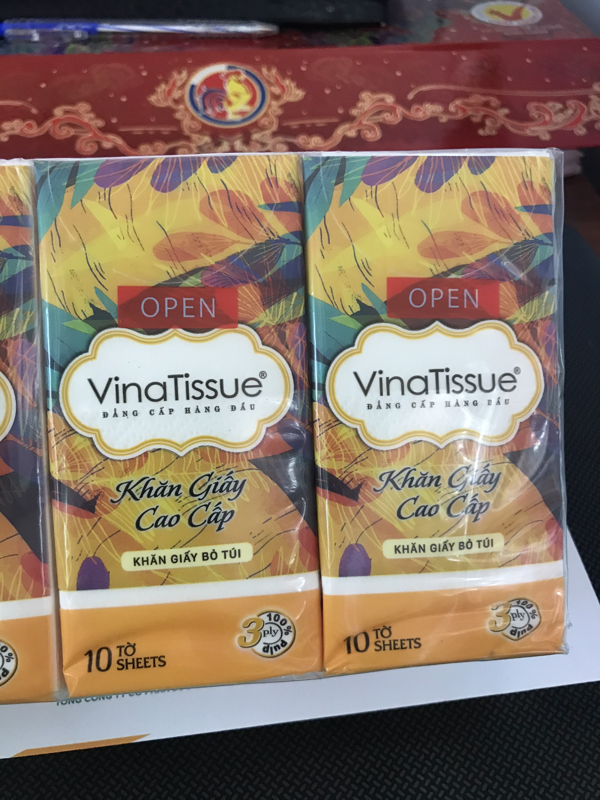 [HCM]Combo 10 gói khăn ví bỏ túi Vinatissue