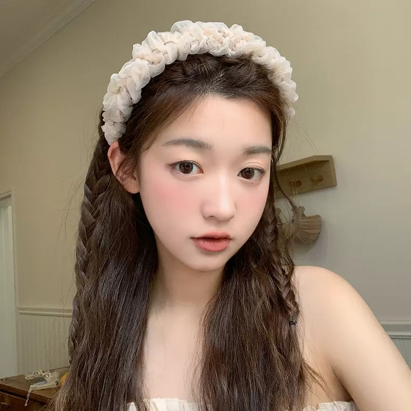 Băng đô cài tóc phong cách vintage hàn quốc cho nữ