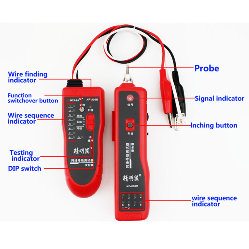 Máy kiểm tra cáp mạng Noyafa NF-806R chất lượng cao