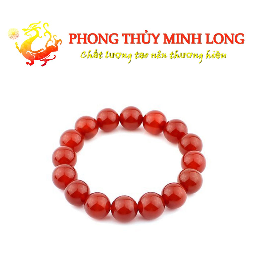 Vòng tay đá Mã Não Đỏ chất lượng 3A