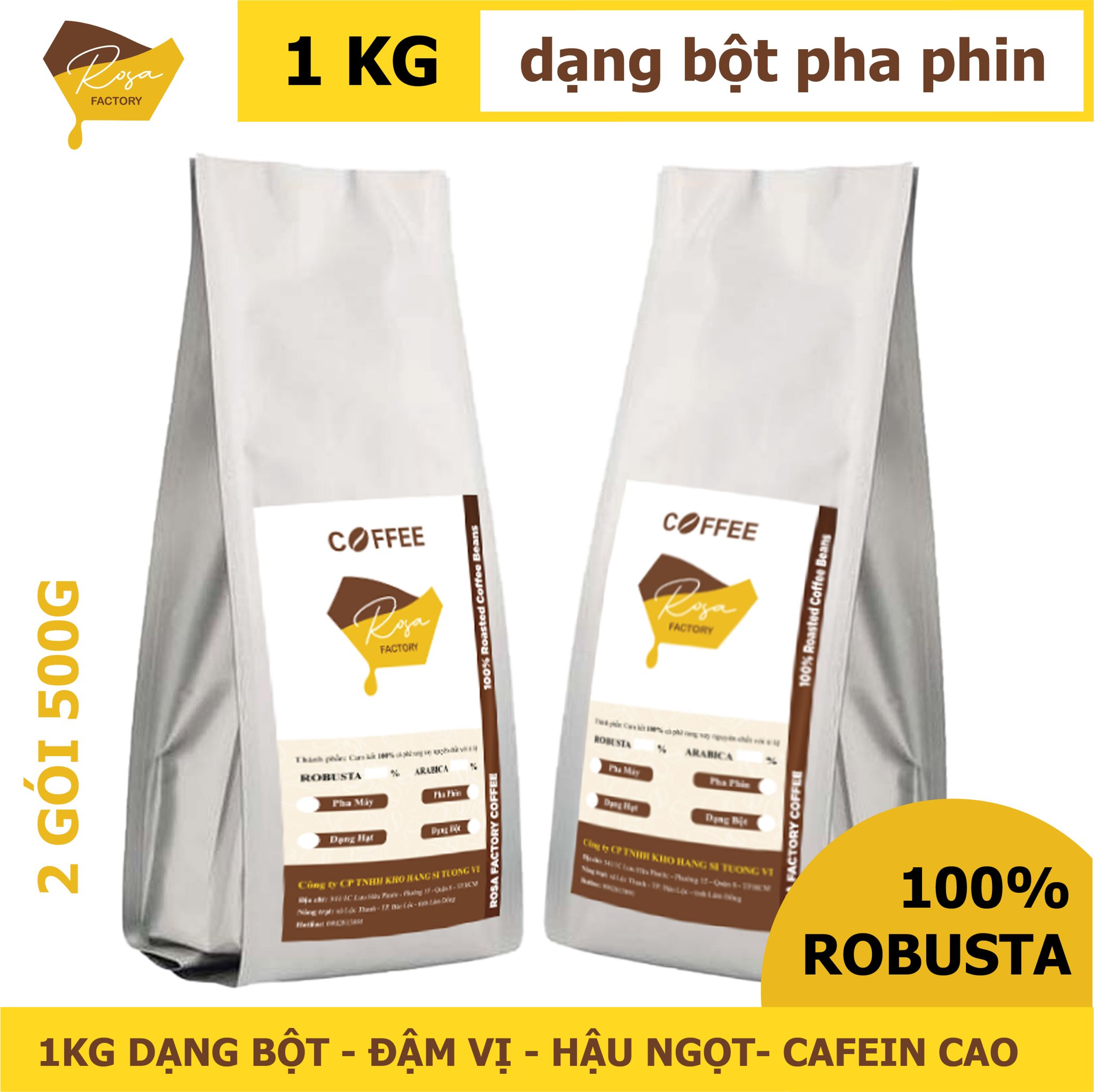 Cà phê pha Phin truyền thống thượng hạng 500gr