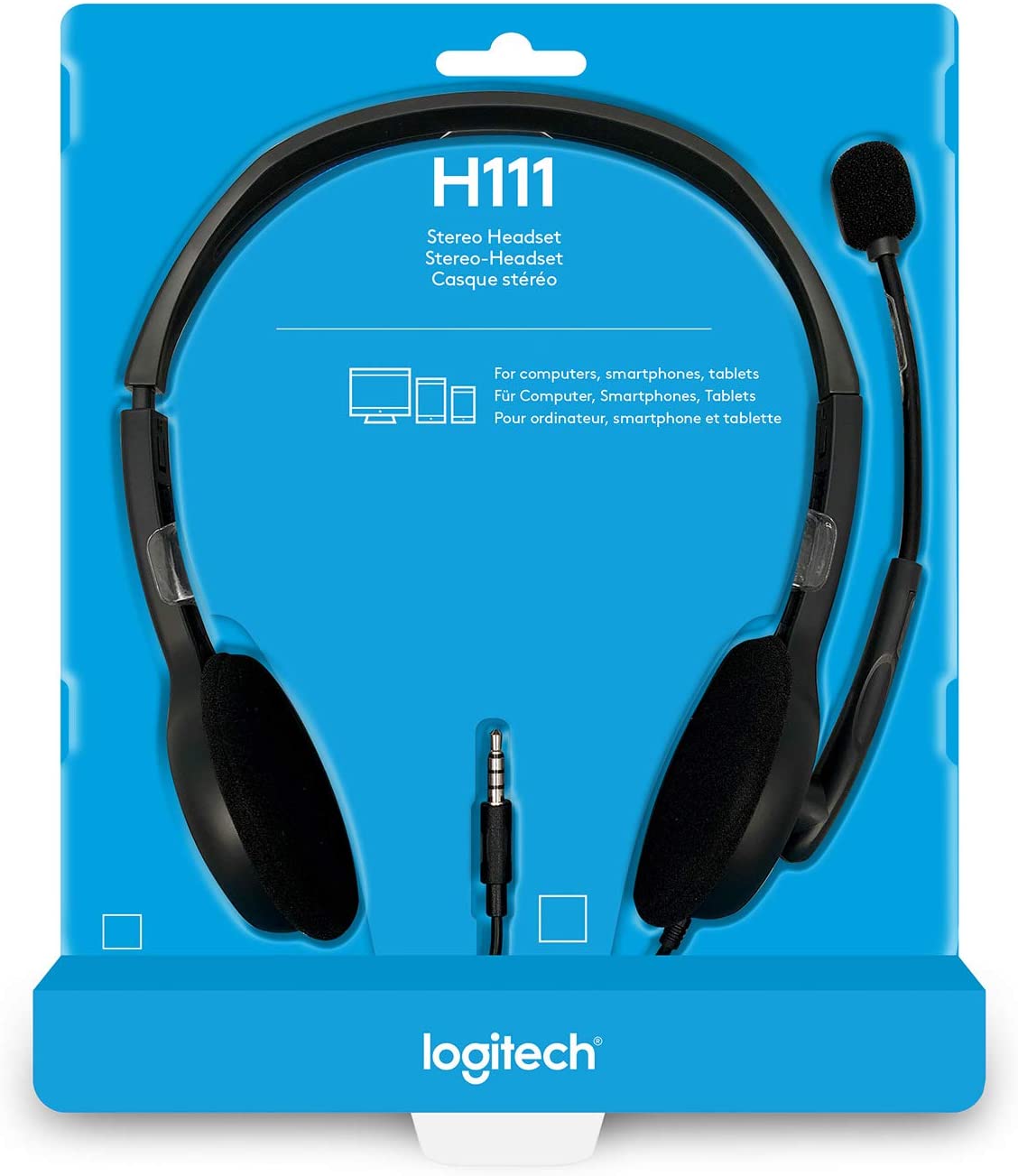 Tai nghe chụp tai LOGITECH Stereo H111 (Đen)