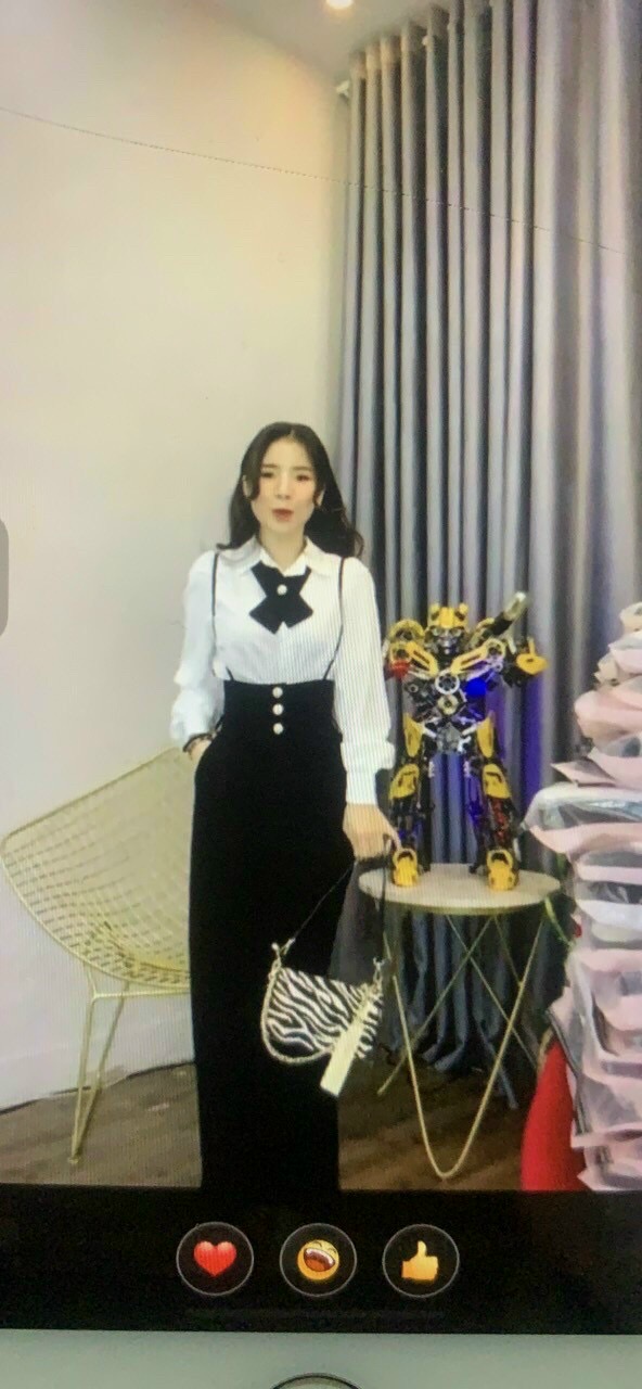 Sét bộ quần yếm áo sơ mi-TH #setbonu
