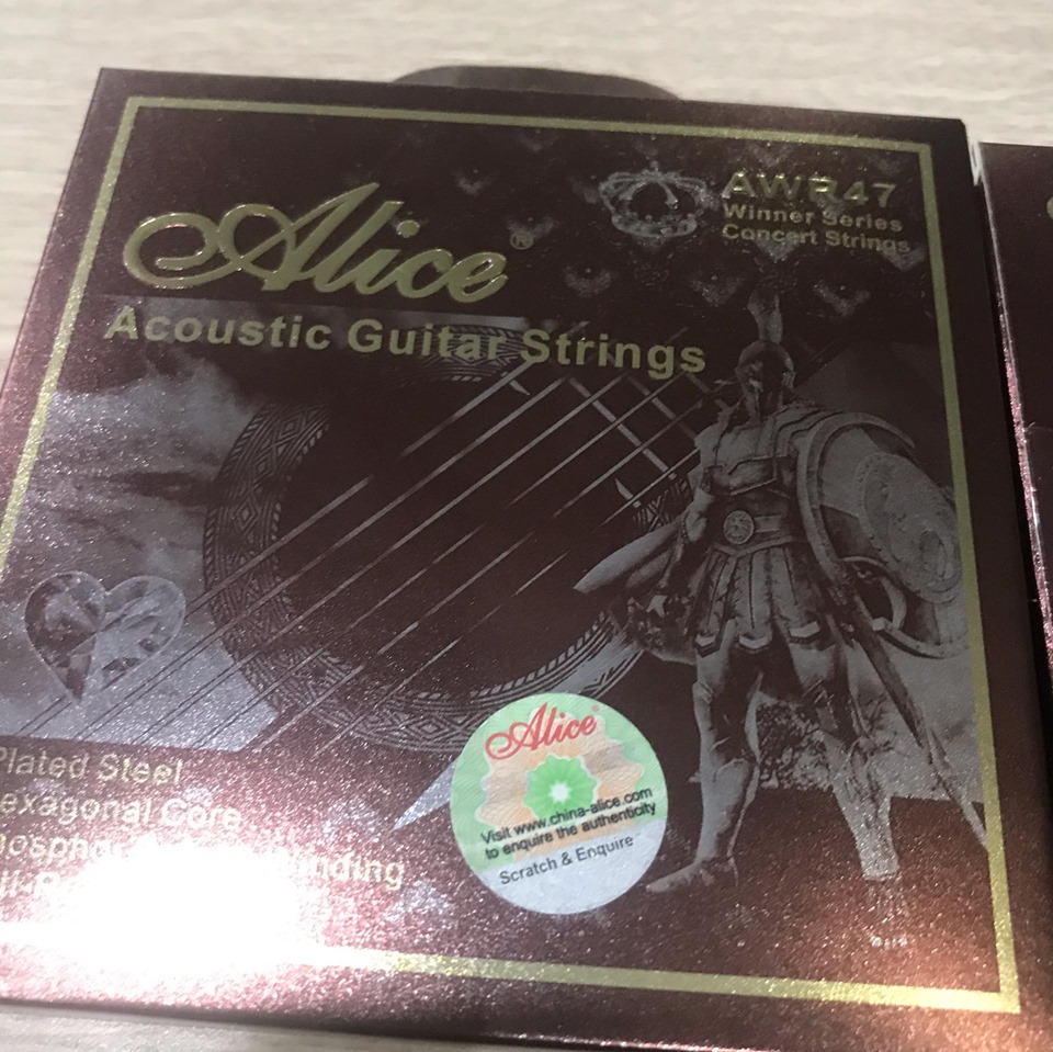 [HCM]Dây đàn guitar acoustic Alice AWR47