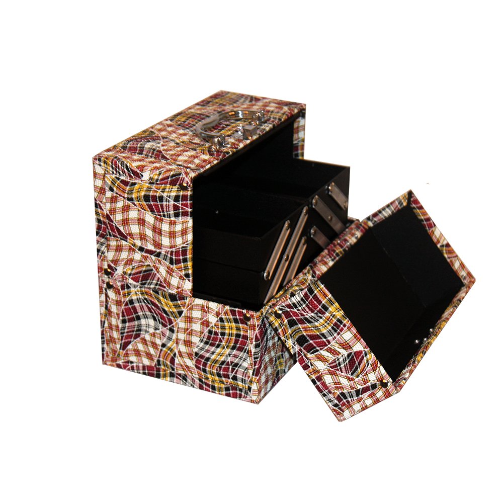 {Genuine} cheap invisible for-trunk Hana multifunctional cosmetic, instrument Spray tattoo, eyelash extensions, đồ nail professional straps stainless steel metal size 30x20x25 cm