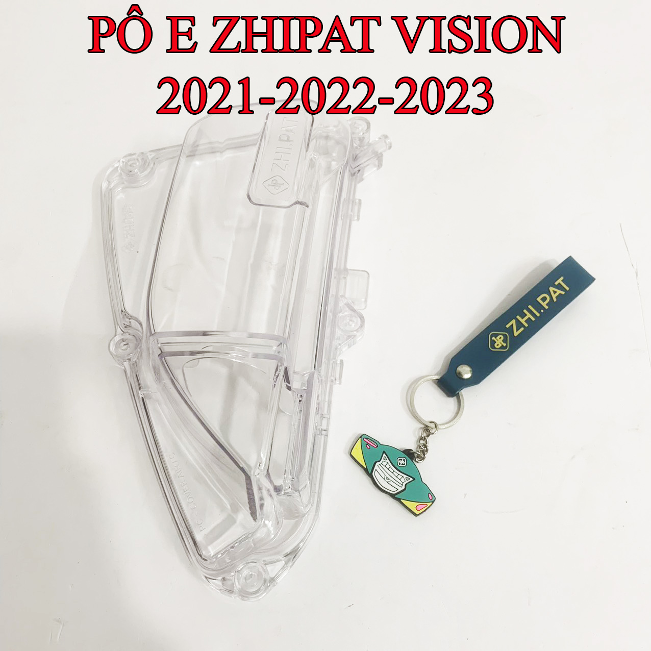 Ốp lọc gió, pô e vision 2021, vision 2022, vision 2023 chính hãng zhipat tặng móc khóa