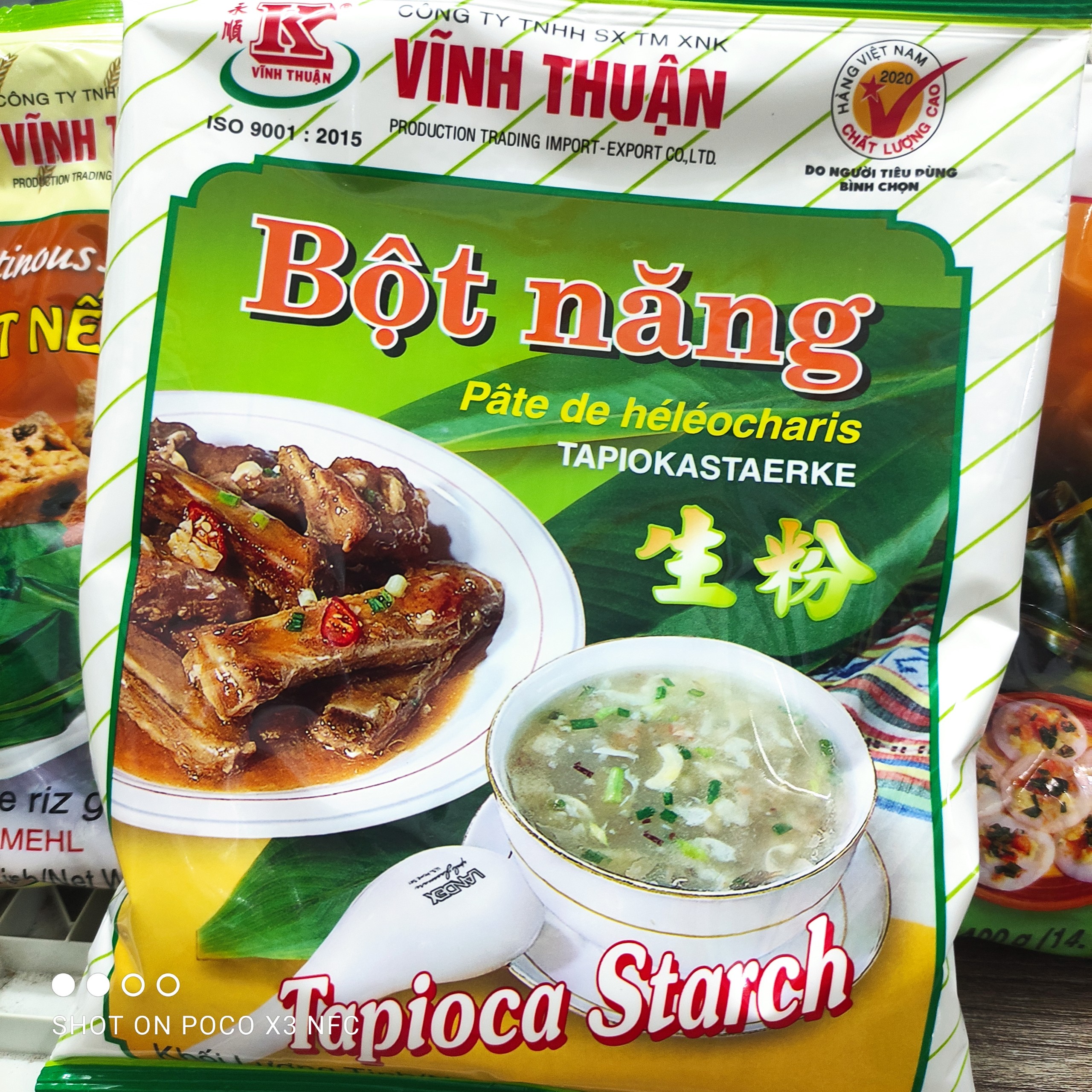 Bột năng, bột gạo, bột nếp gói 400g