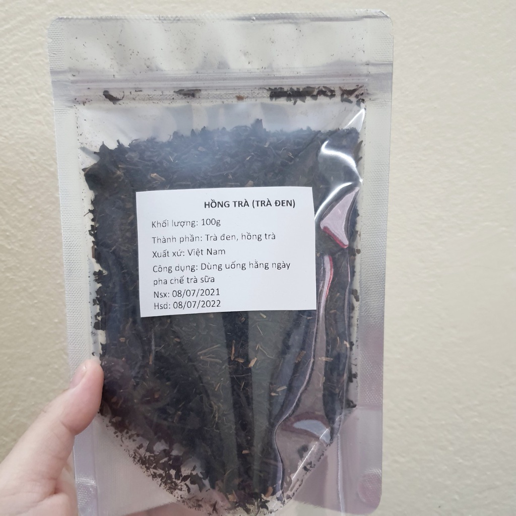 (HT) hồng trà/trà đen tách lẻ 100g