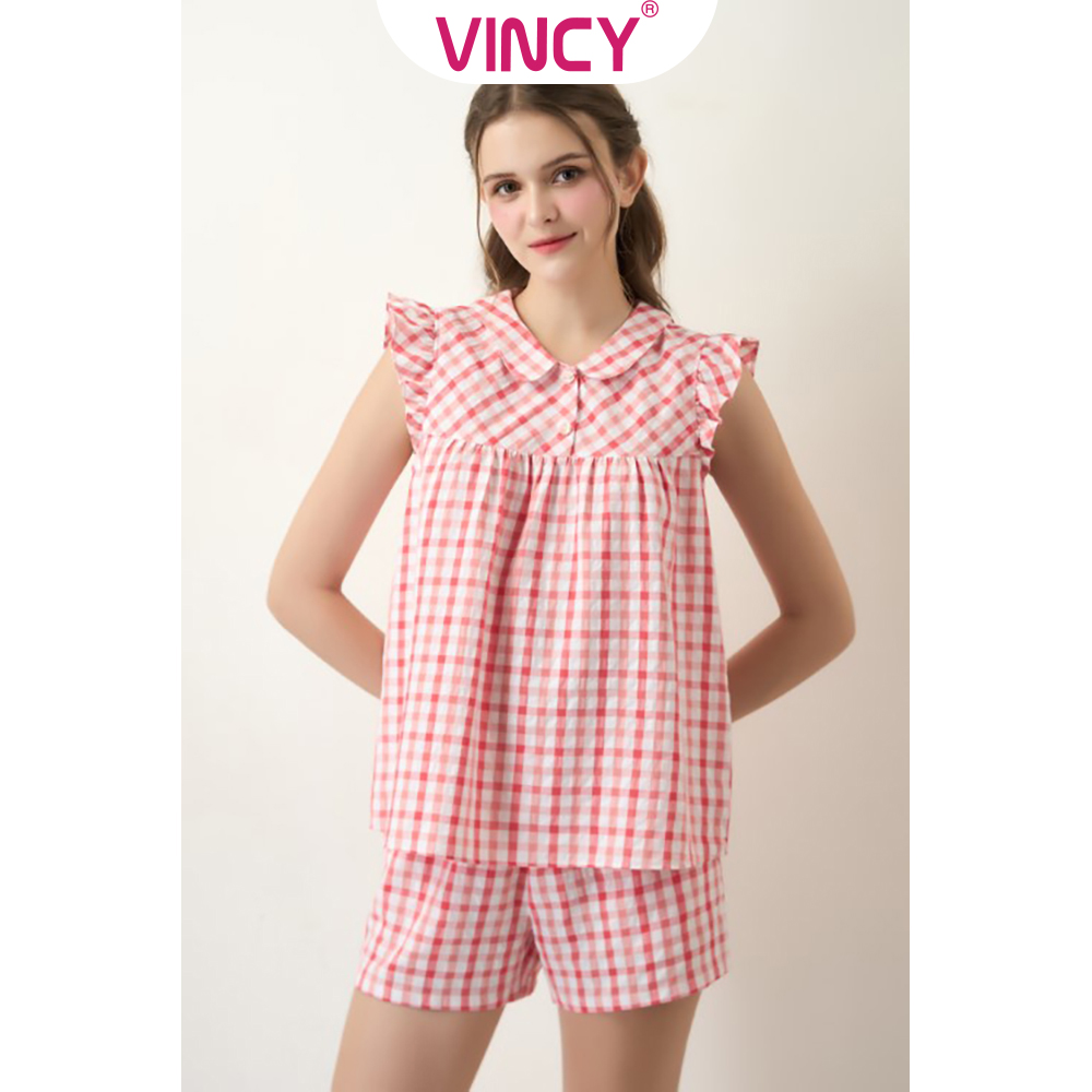 [Mua 3 giảm 20%, mua 2 giảm 15%] Bộ Đồ Short kate Nữ Vincy Thoáng Mát BSK011S31