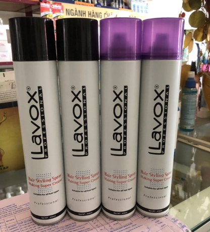 Keo xịt tóc Lavox 420ml