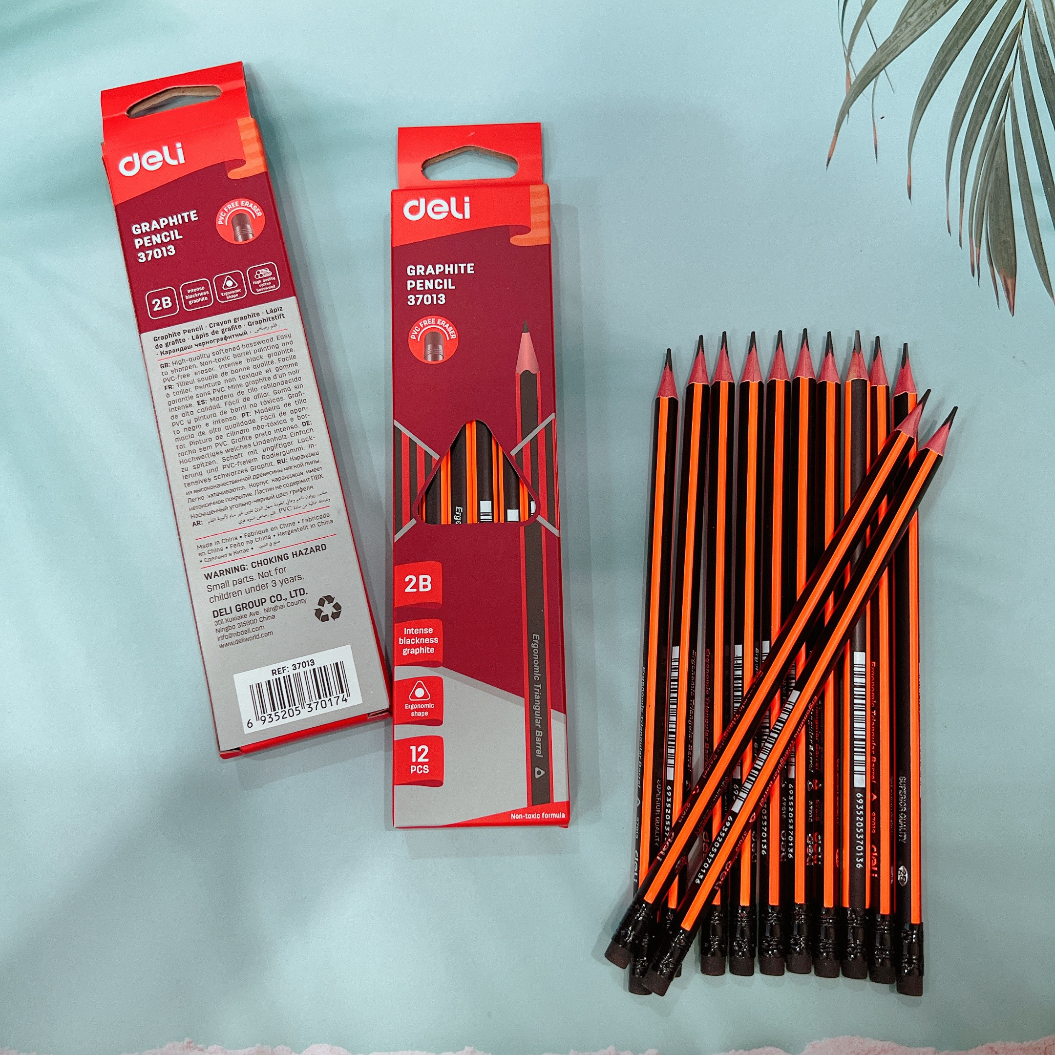 Viết chì học tập 2B deli (có gôm)