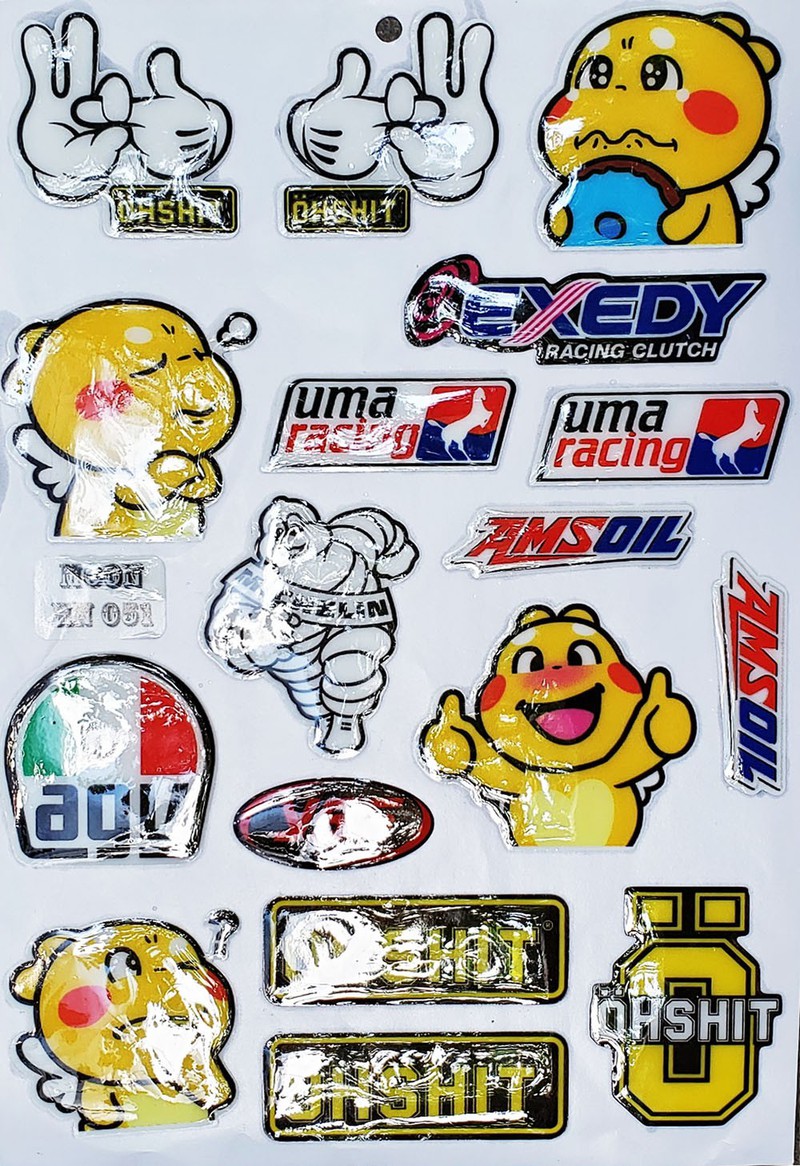 TEM LOGO NỔI CHO XE MÁY H051