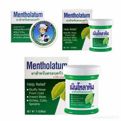[HCM]Dầu cù là Mentholatum Thái Lan hộp 85g