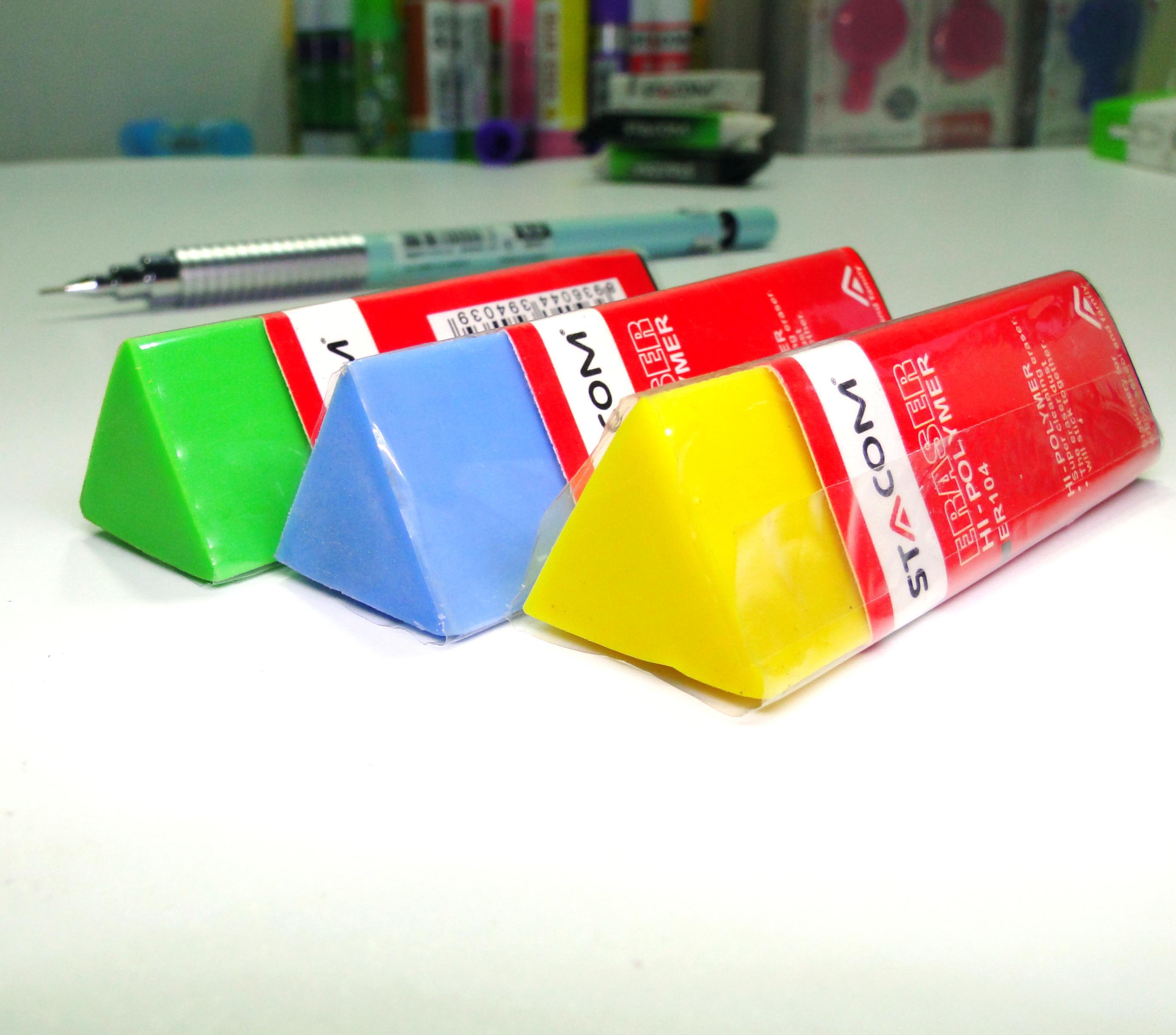 (Set 3 viên) Gôm tam giác STACOM - ER104