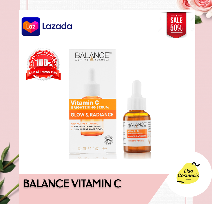 Serum mờ thâm sau mụn Vitamin C Balance Active Formula 30ml
