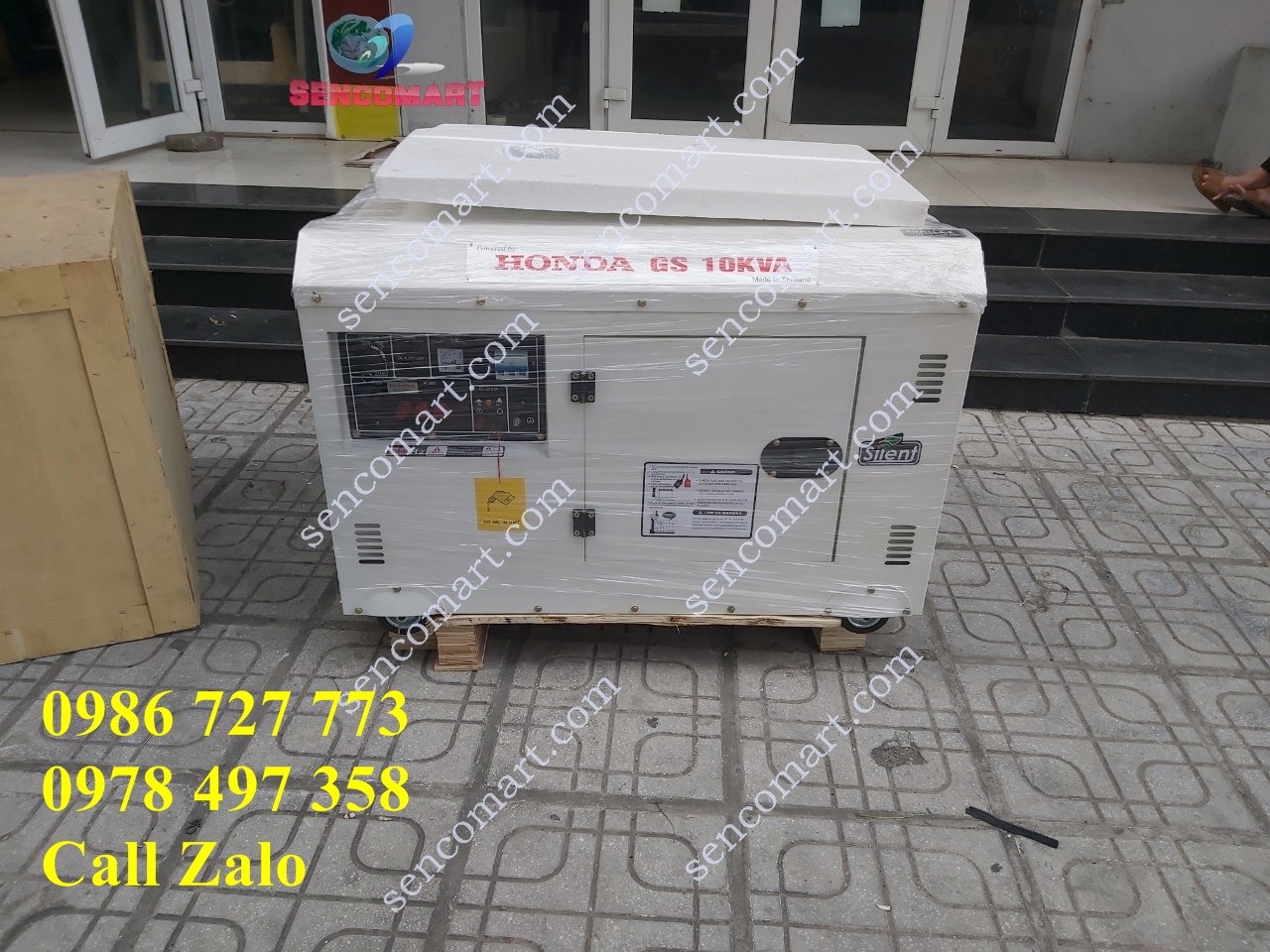 Máy phát điện honda 10kva công suất 8kw chạy điện 3 pha