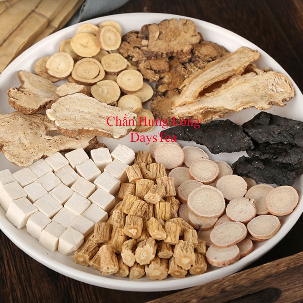 1 thang Bát Trân Thang bổ khí huyết - Khung Quy Thục Thược Sâm Linh Truật Thảo