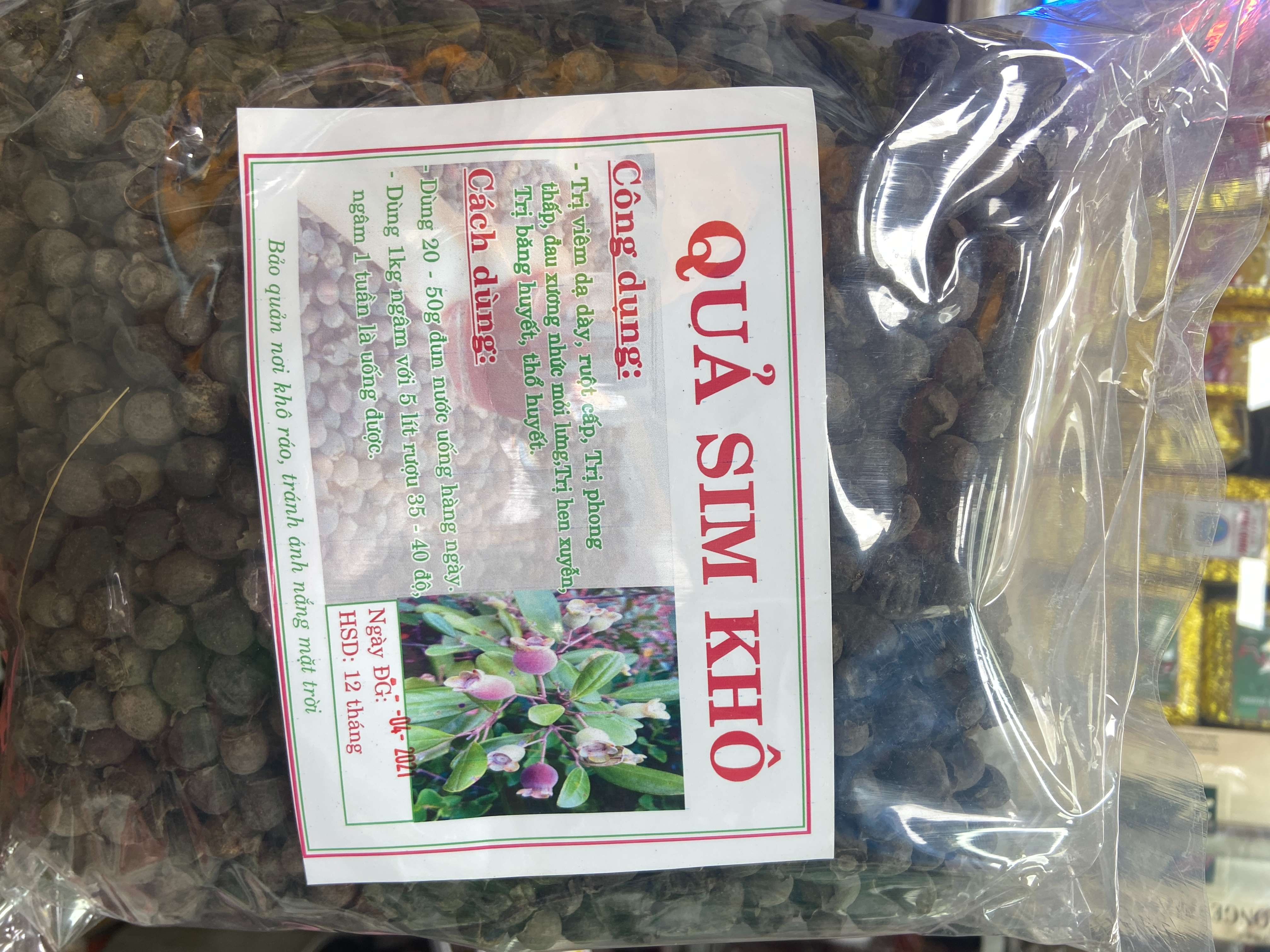 QUẢ SIM KHÔ ( QUẢ CHÍN ) - HÀNG HOÀ BÌNH - ĐÓNG GÓI 1 KÍ