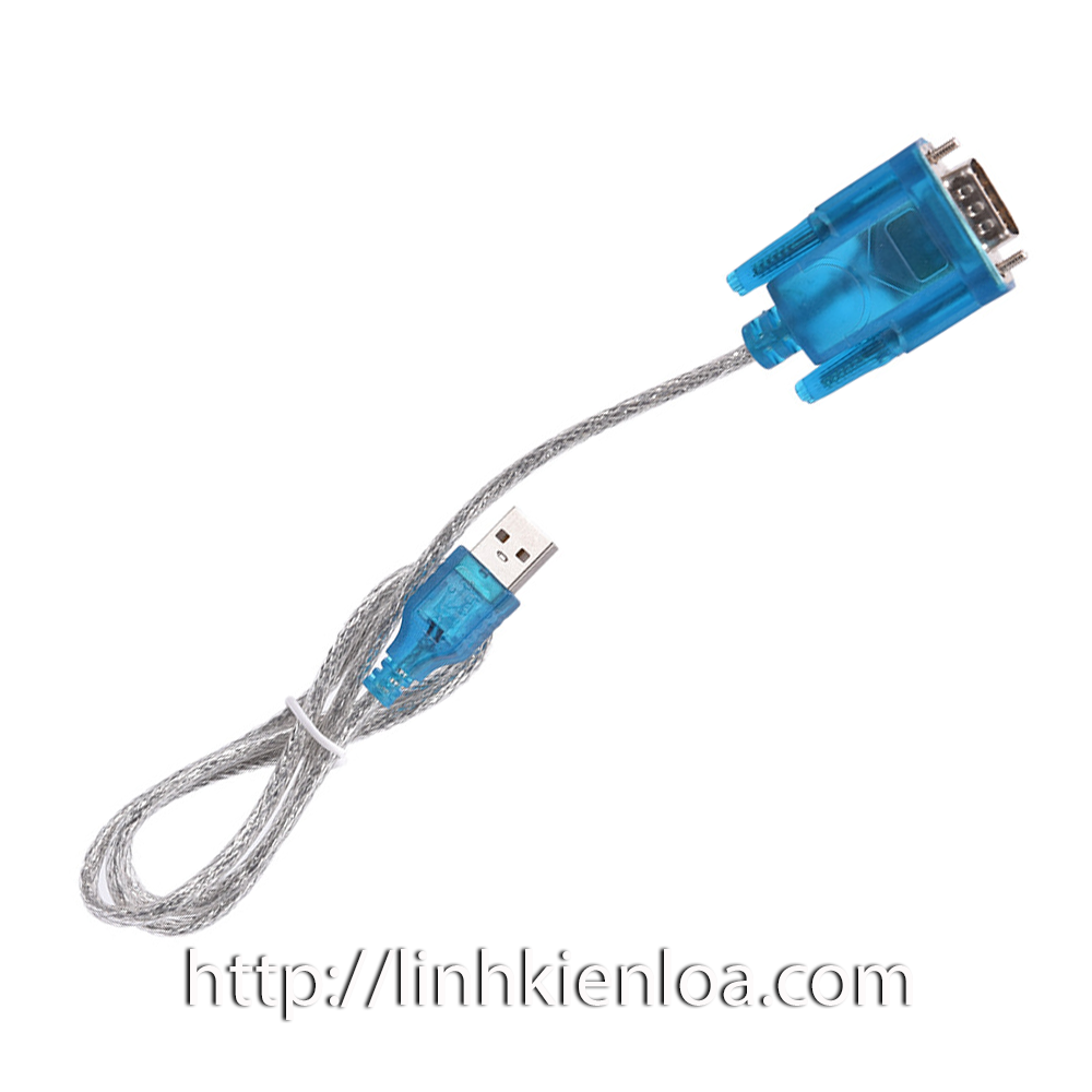 Cáp chuyển và Jack chuyển USB ra Cổng COM (RS232)
