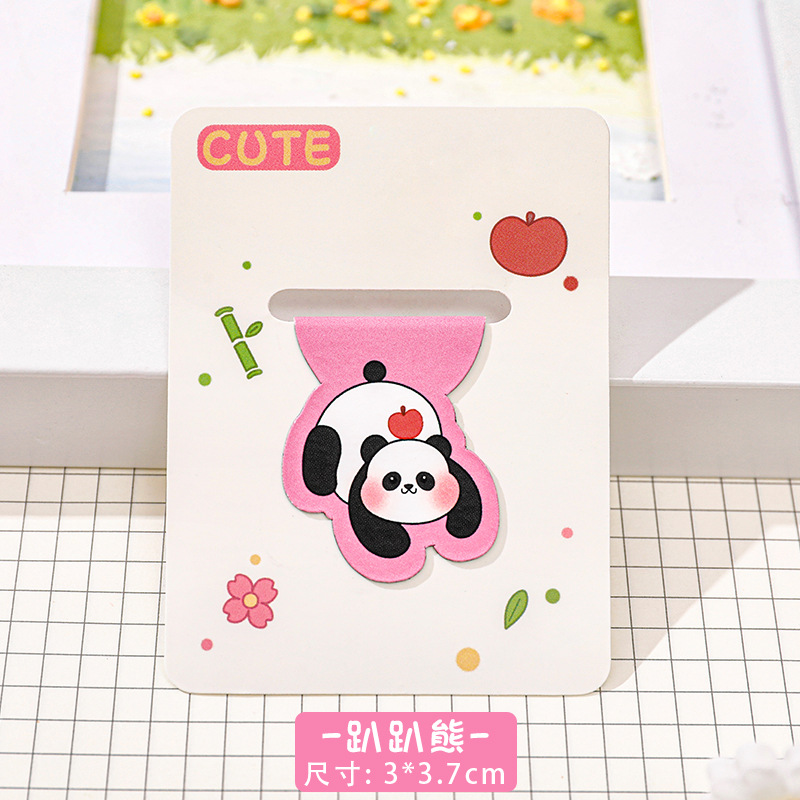 Bookmark nam châm hoạt hình cute mẫu vuông, kẹp đánh dấu trang dễ thương, dụng cụ đánh dấu trang sách