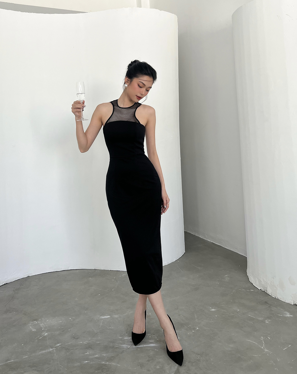 BBSTORE'S Đầm Body Hở Lưng Dự Tiệc Tôn Dáng -D1578