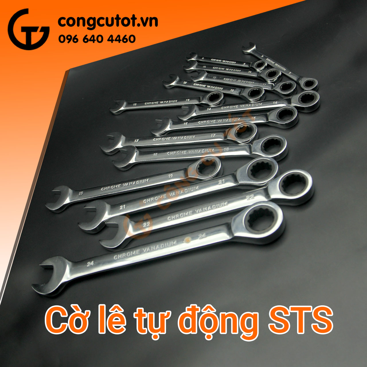 Cờ lê vòng miệng STS các cỡ 8-14mm