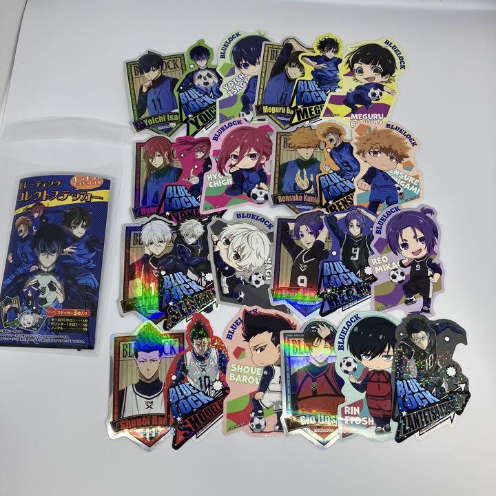 [Có sẵn] Pack thẻ sticker anime BLUE LOCK chính hãng