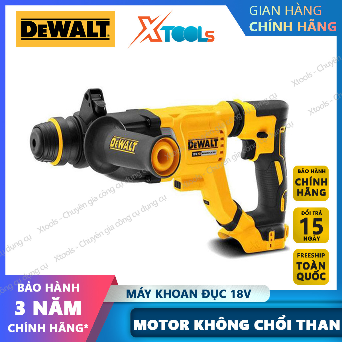 Machine drill chisel concrete battery DeWalt 18V drill battery handheld motor brushless, top tuck SDS, drilling capacity 26mm